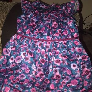 Flower print dress